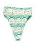 Assorted Brands Print Green Swimsuit Bottoms Size S - photo 2