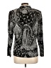 Alex Evenings 100% Polyester Paisley Silver Blazer Size L - photo 2