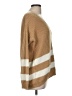 Papaya 100% Acrylic Stripes Tan Pullover Sweater Size M - photo 4