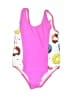 Unbranded Graphic Pink One Piece Swimsuit Size 100 cm / US 3-4 - photo 1