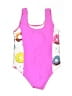 Unbranded Graphic Pink One Piece Swimsuit Size 100 cm / US 3-4 - photo 2