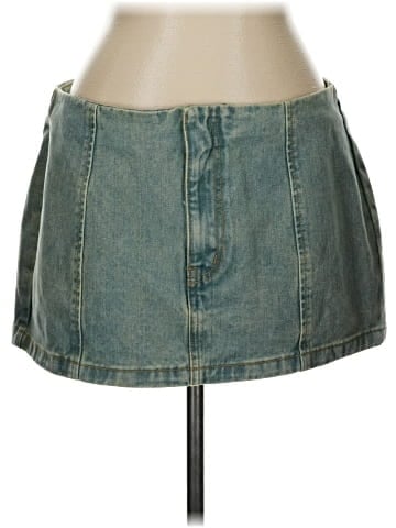 PrettyLittleThing Denim Skirt (view 1)