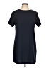 Veronica M. Solid Black Casual Dress Size L - photo 1
