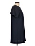 Veronica M. Solid Black Casual Dress Size L - photo 4