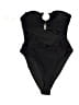 Forever 21 Solid Black One Piece Swimsuit Size M - photo 1