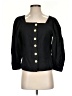 J.Crew 100% Linen Black 3/4 Sleeve Blouse Size XS - photo 1