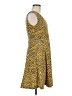 H&M Animal Print Yellow Cocktail Dress Size M - photo 4