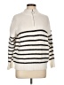 Unbranded Stripes Ivory Pullover Sweater Size L (estimated) - photo 1