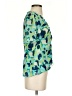 CAbi 100% Polyester Green Short Sleeve Blouse Size S - photo 4