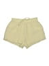 Shein 100% Cotton Polka Dots Yellow Shorts Size L - photo 1