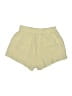 Shein 100% Cotton Polka Dots Yellow Shorts Size L - photo 2