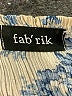 Fab'rik Blue Ivory 3/4 Sleeve Blouse Size S (estimated) - photo 7