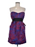 BCBGMAXAZRIA 100% Polyester Blue Cocktail Dress Size 8 - photo 1