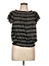 Max Studio Black Short Sleeve Blouse Size L - photo 1