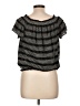 Max Studio Black Short Sleeve Blouse Size L - photo 2