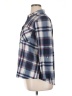 New York Laundry Plaid Blue 3/4 Sleeve Blouse Size XL - photo 5