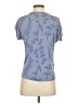 Apt. 9 Blue Short Sleeve Blouse Size XS - photo 2