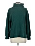 Gap Solid Green Turtleneck Sweater Size S - photo 1
