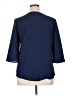 Unbranded 100% Polyester Blue 3/4 Sleeve Blouse Size XL - photo 2