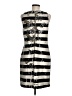 Eliza J Stripes Silver Cocktail Dress Size 8 - photo 2