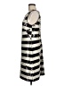 Eliza J Stripes Silver Cocktail Dress Size 8 - photo 5
