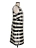 Eliza J Stripes Silver Cocktail Dress Size 8 - photo 4