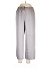 Uniqlo 100% Polyester Solid Gray Casual Pants Size L - photo 1