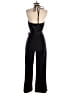 Aqua Solid Black Jumpsuit Size S - photo 2