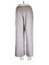 Uniqlo 100% Polyester Solid Gray Casual Pants Size L - photo 2