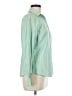Lands' End 100% Cotton Stripes Green Long Sleeve Button-Down Shirt Size 6 - photo 4