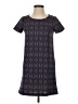 MNG Print Blue Casual Dress Size 2 - photo 1