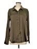 Mystree Brown Long Sleeve Blouse Size M - photo 1