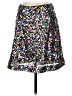 Hutch 100% Polyester Stars Silver Casual Skirt Size 2 - photo 1
