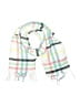 Urban Outfitters 100% Polyester Plaid White Scarf One size - photo 1