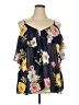 Lilian 100% Polyester Blue Sleeveless Blouse Size 2X - photo 1