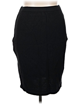 St. John Caviar Wool Skirt