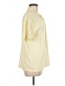 Zara Yellow Short Sleeve Button-Down Shirt Size M - photo 4