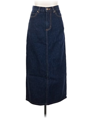 The Great. Denim Skirt (view 1)