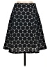 Renee C. 100% Polyester Graphic Black Formal Skirt Size S - photo 1