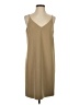 W by Worth Solid Tan Casual Dress Size 4 - photo 1