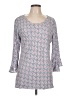 Escapada 100% Rayon Gray 3/4 Sleeve Blouse Size L - photo 1