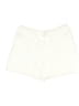 Unbranded 100% Polyester Chevron-herringbone Ivory Shorts Size M - photo 1
