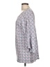 Escapada 100% Rayon Gray 3/4 Sleeve Blouse Size L - photo 5