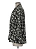 Self Esteem Floral Black Long Sleeve Blouse Size M - photo 5