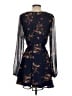 Lulus 100% Polyester Floral Blue Casual Dress Size S - photo 2