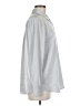 Lands' End 100% Polyester Metallic Silver Long Sleeve Blouse Size 6 - photo 4