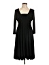 Evan Picone Solid Black Casual Dress Size 10 - photo 1