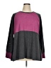 Suzanne Betro Color Block Gray Pullover Sweater Size 1X (estimated) - photo 1