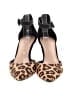 Kelly & Katie Animal Print Black Brown Heels Size 7 1/2 - photo 2