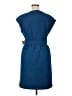Calvin Klein Solid Blue Casual Dress Size 14 - photo 2